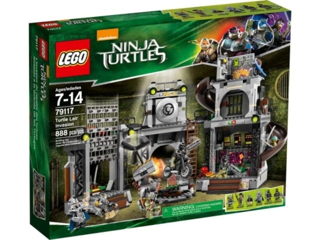 LEGO TURTLES 79117 Inwazja na kryjówkę żółwi