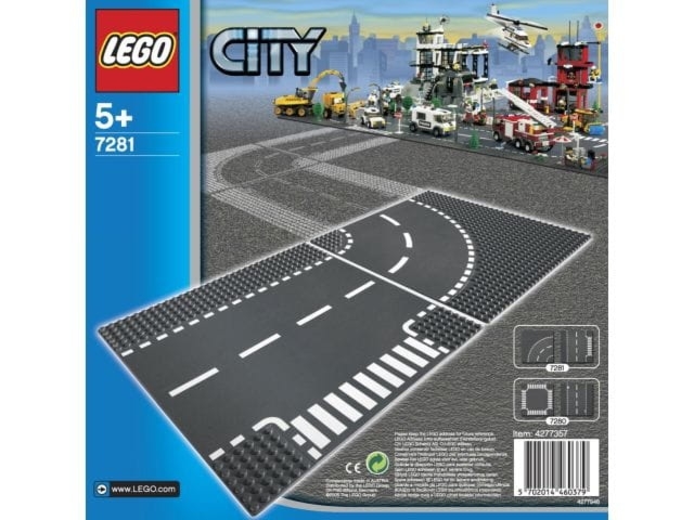 LEGO City 7281 Drogi Skrzyżowanie i zakręt