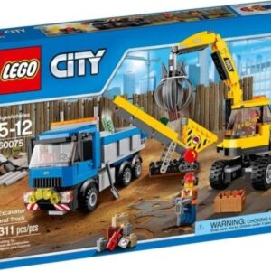 LEGO City 60075 Koparka i ciężarówka