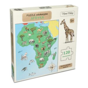 Puzzle edukacyjne Afryka 120 el.