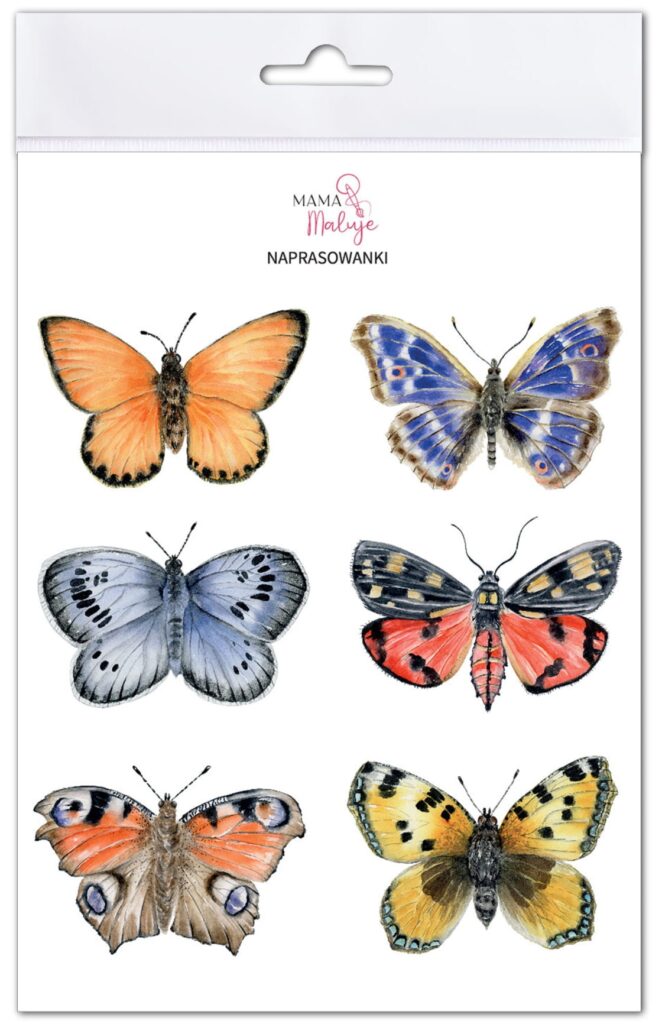 Naprasowanki Motyle