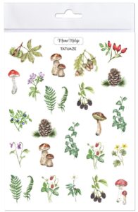 Tatuaże zmywalne dla dzieci Leśne botaniczne